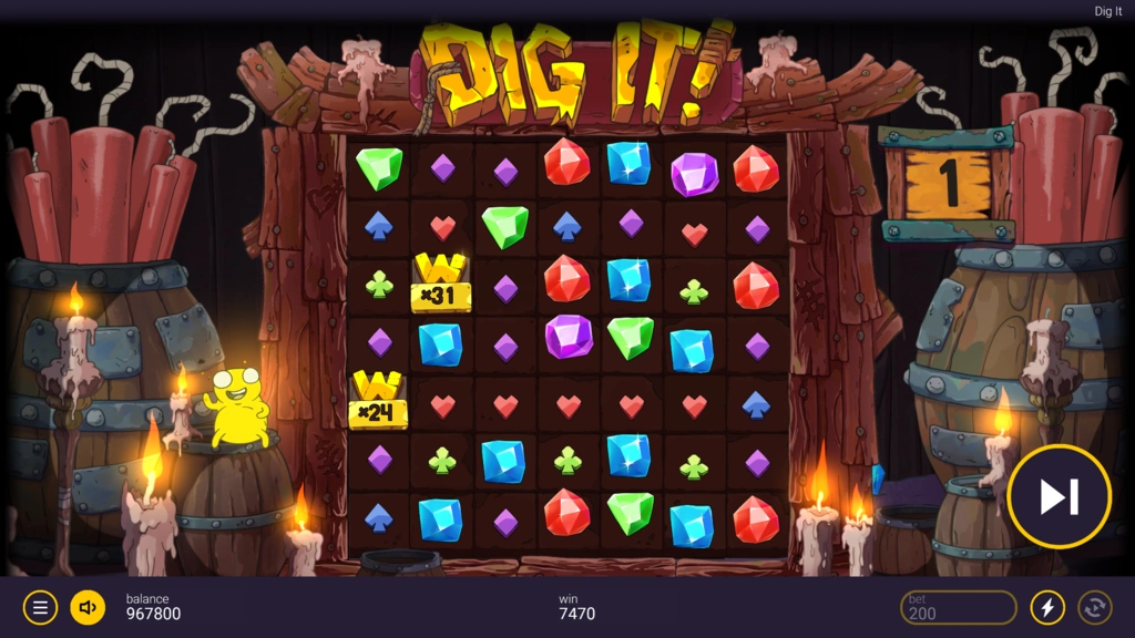 Dig It - Sticky Jumping Multiplier Wild